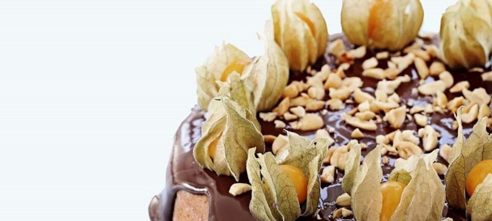 Peanutbutterkage med ananas