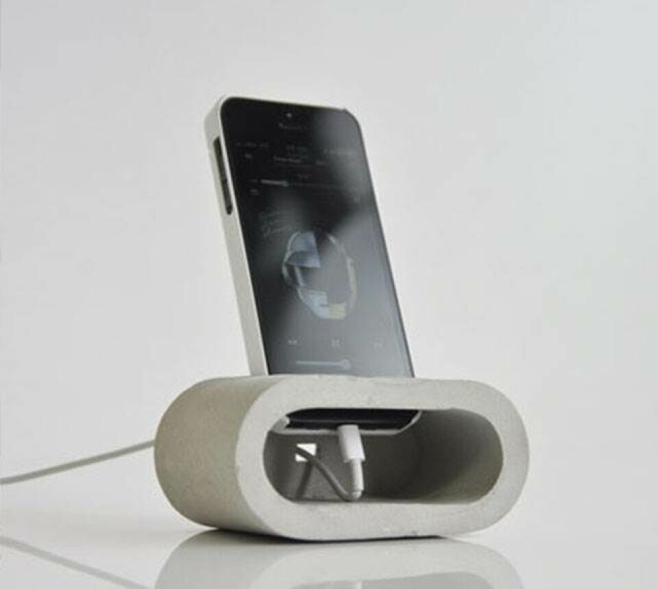 Mobilholder i beton diy