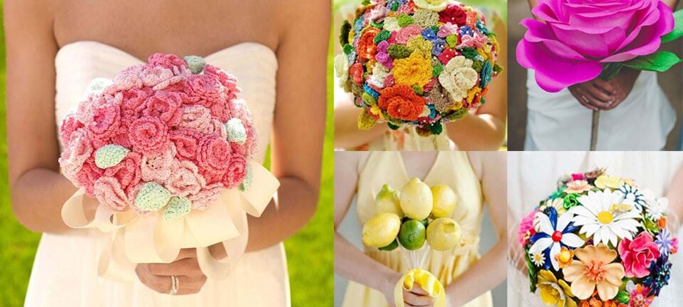 22 kreative og smukke brudebuketter