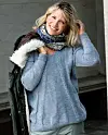 Strik selv: Bluse med snoninger fra Hendes Verden