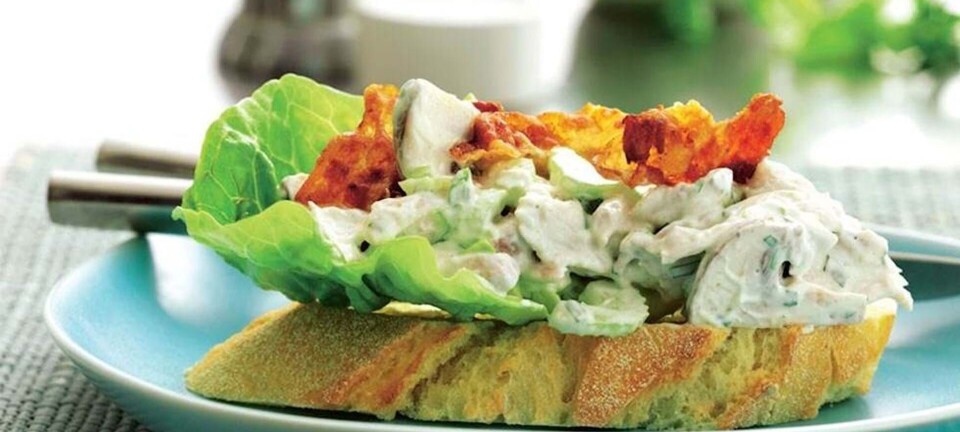 Nem og lækker hønsesalat