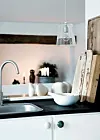 Rå detaljer i det gamle byhus