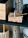 Rå detaljer i det gamle byhus
