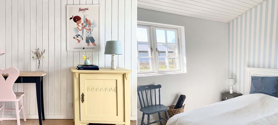 Sommerhuset var faldefærdigt og ikke særligt kønt, men familien kunne alligevel se potentialet i det