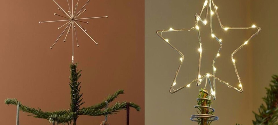 19 smukke juletræsstjerner til dit juletræ