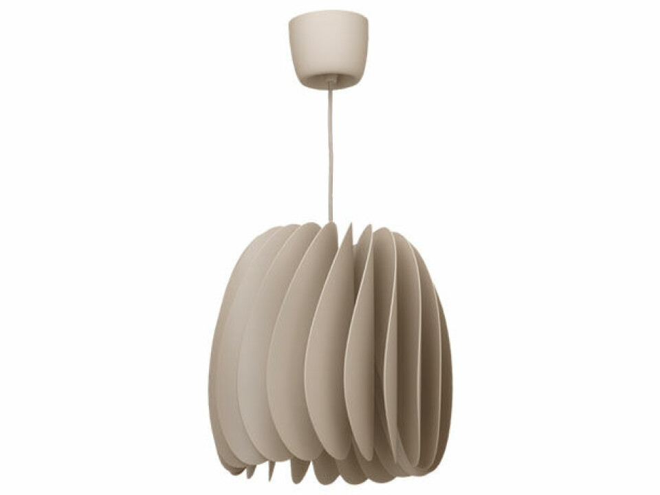 Loftlampe, Skymningen fra Ikea.