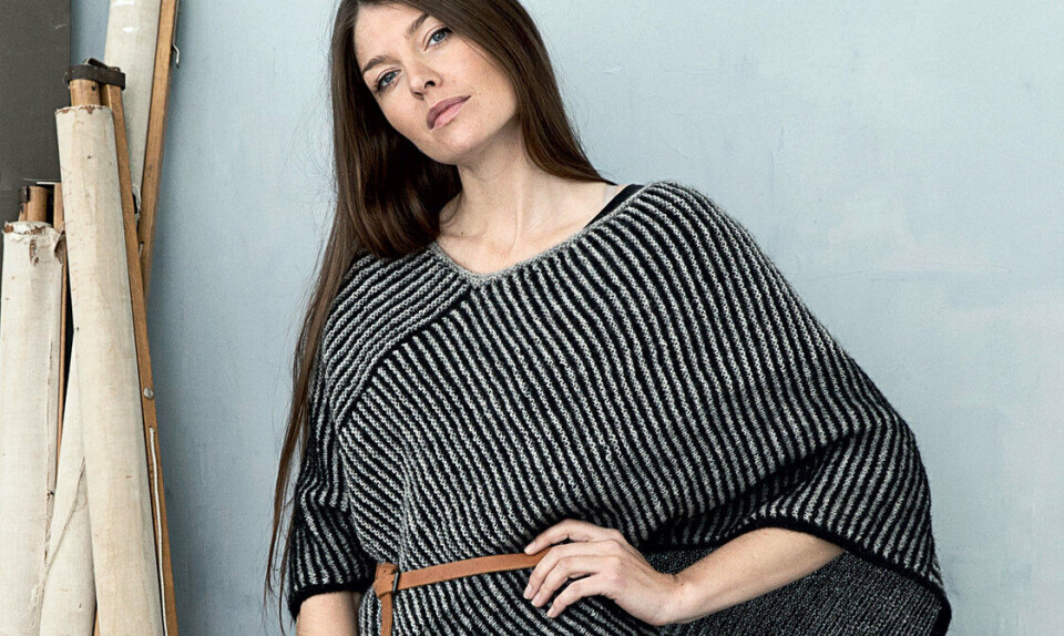 Poncho i skyggestrik