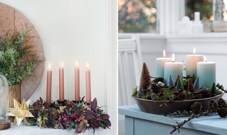 Smukke adventskranse
