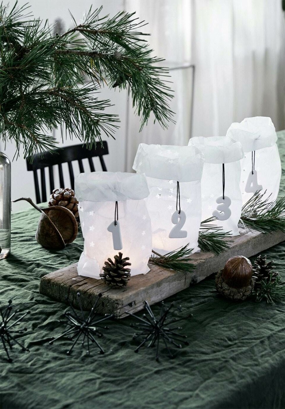 Adventsposer fulde af lys