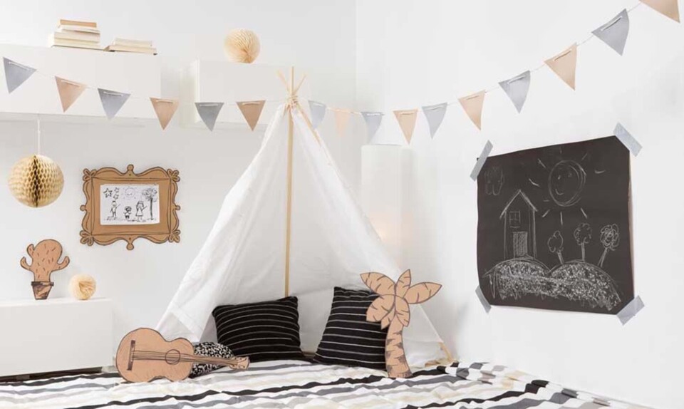 Få de bedste ideer til huler og hyggekroge på børneværelset