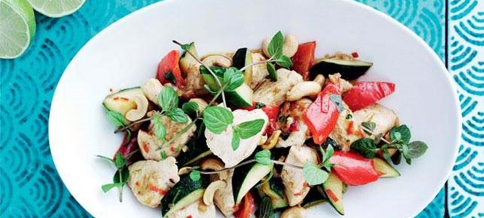 Kylling, kokos & cashews