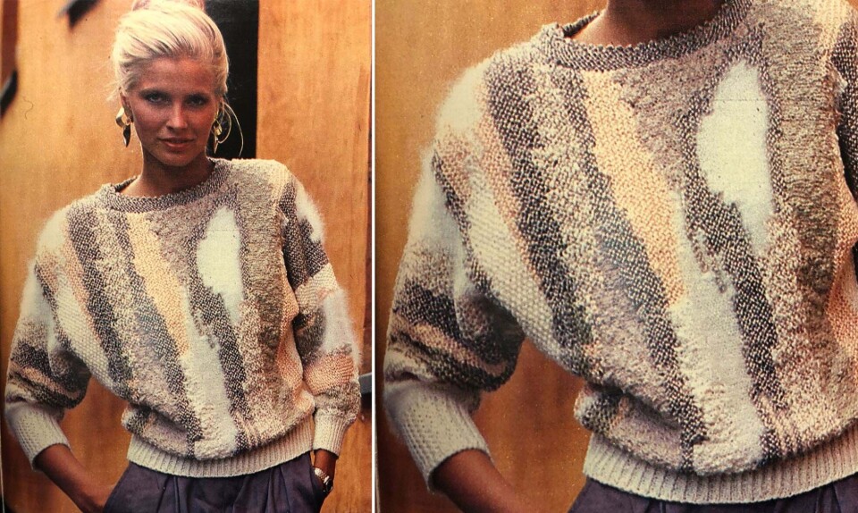 Retro damebluse i mange kvaliteter