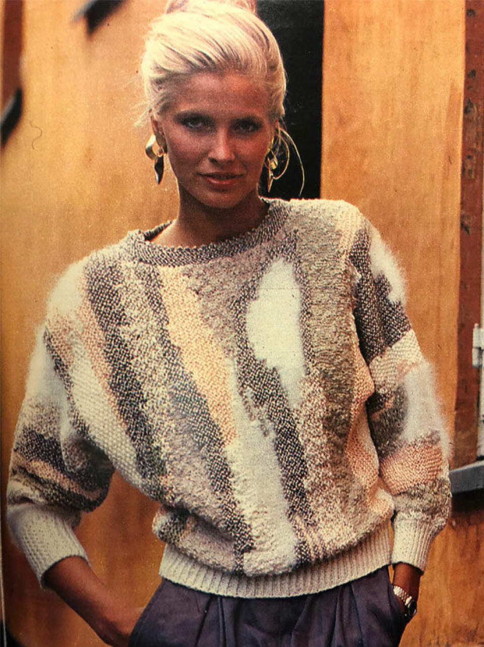 Retro damebluse i mange kvaliteter