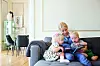 Sarah Louise er i forvejen mor til Albert og Alma Åse. (Foto: Camilla Stephan)