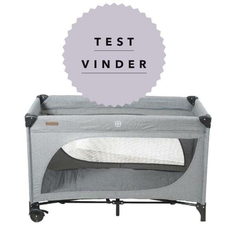 Test: Her er den bedste rejseseng til dit barn