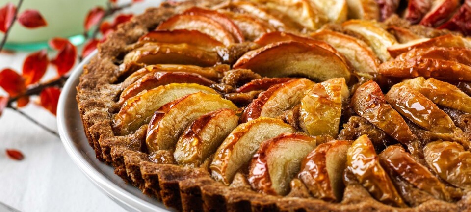 Æbletærte med ingefærdej