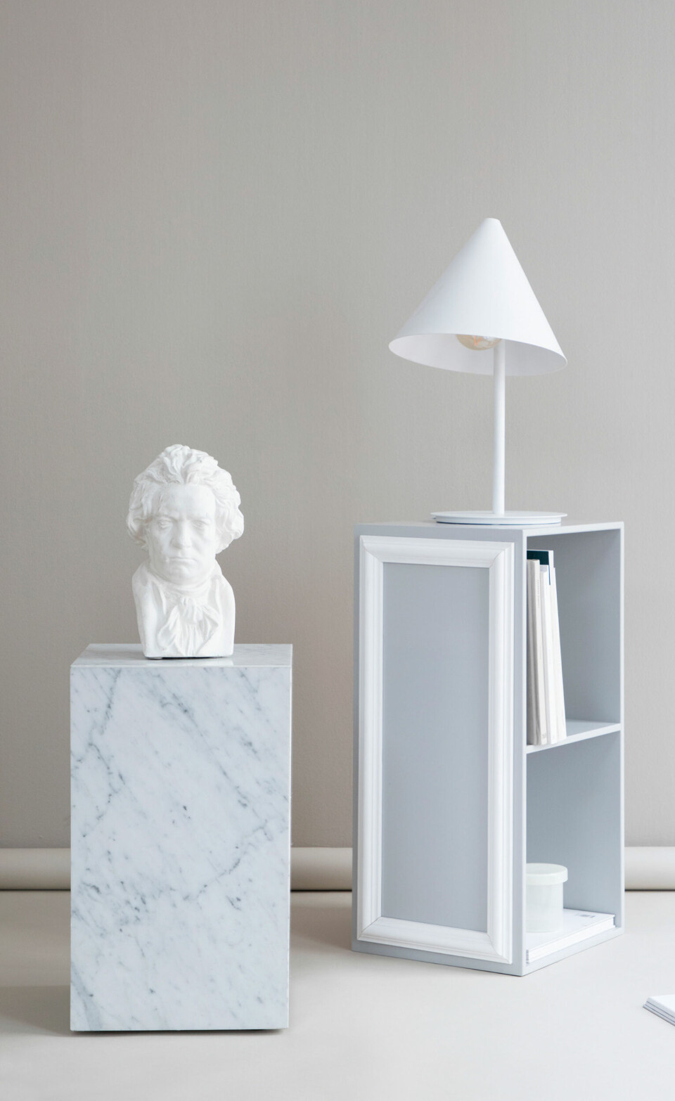 Bogkasse de luxe med stuk DIY.