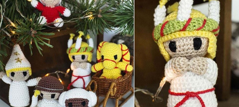 Hækl selv: Hæklet luciaoptog