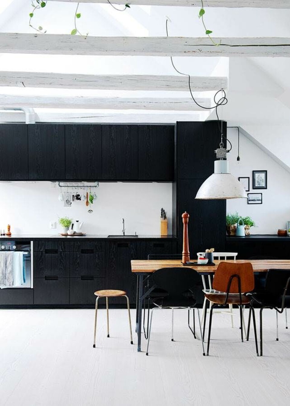 Vintagestil på tørreloftet