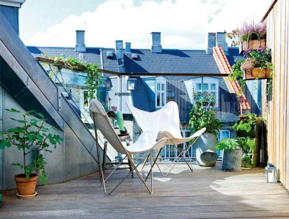 Vintagestil på tørreloftet