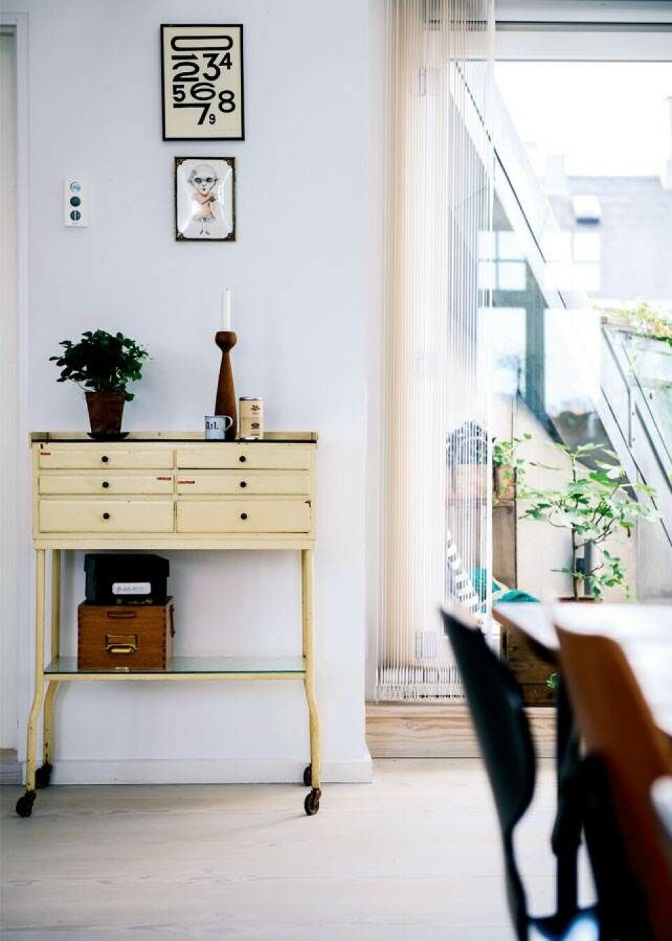 Vintagestil på tørreloftet