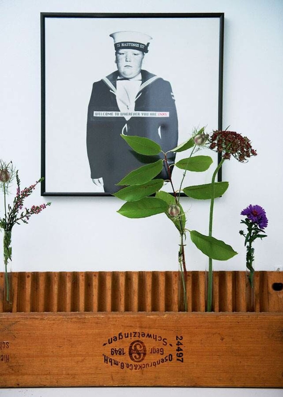Vintagestil på tørreloftet