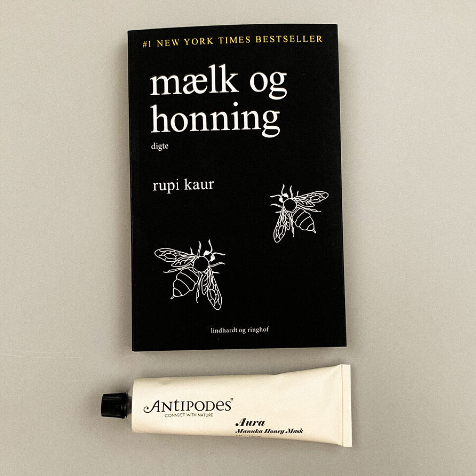 Mælk og honning og Antipodes maske
