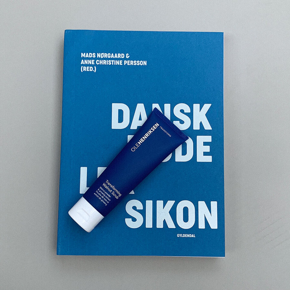 Dansk modeleksikon og Ole Henriksen scrub
