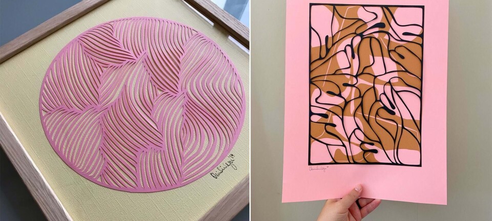 Se Christines unikke papercuts: ”Jeg sætter bare skalpellen på papiret og lader den føre vejen”