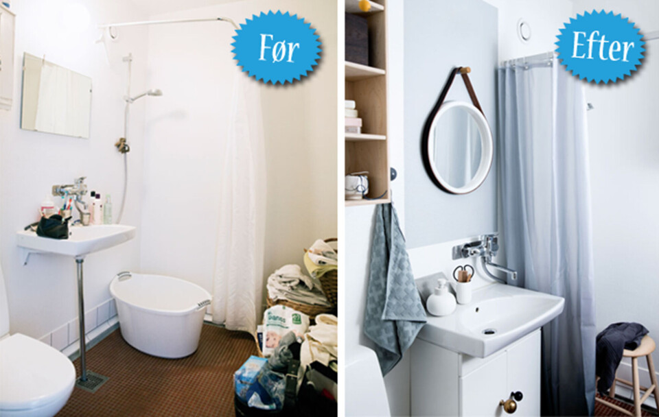 Før & efter: Nyt bad med personlighed