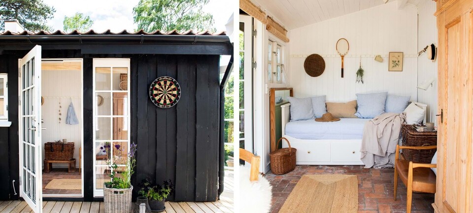 Louises redskabsskur lå på det mest solrige spot i haven – så hun valgte at forvandle det til en skøn oase