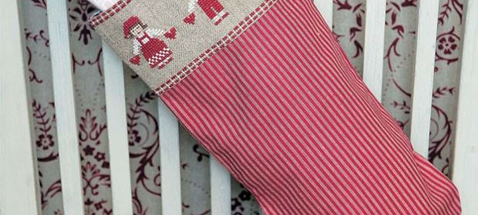 Lav en fin broderet julesok