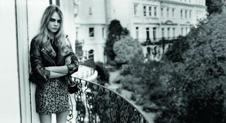 Cara Delevingne i ny kampagne for Topshop