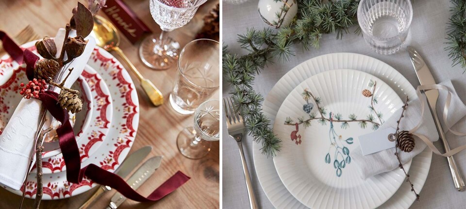 Dæk julebordet med det smukkeste julestel