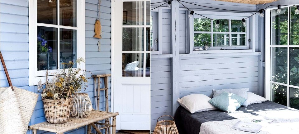 Efter 10 års jagt fandt Rikke og Lars en sand perle: Kom indenfor i deres blå sommerdrøm her