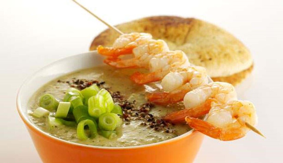 Opskrift på courgettesuppe a la østen