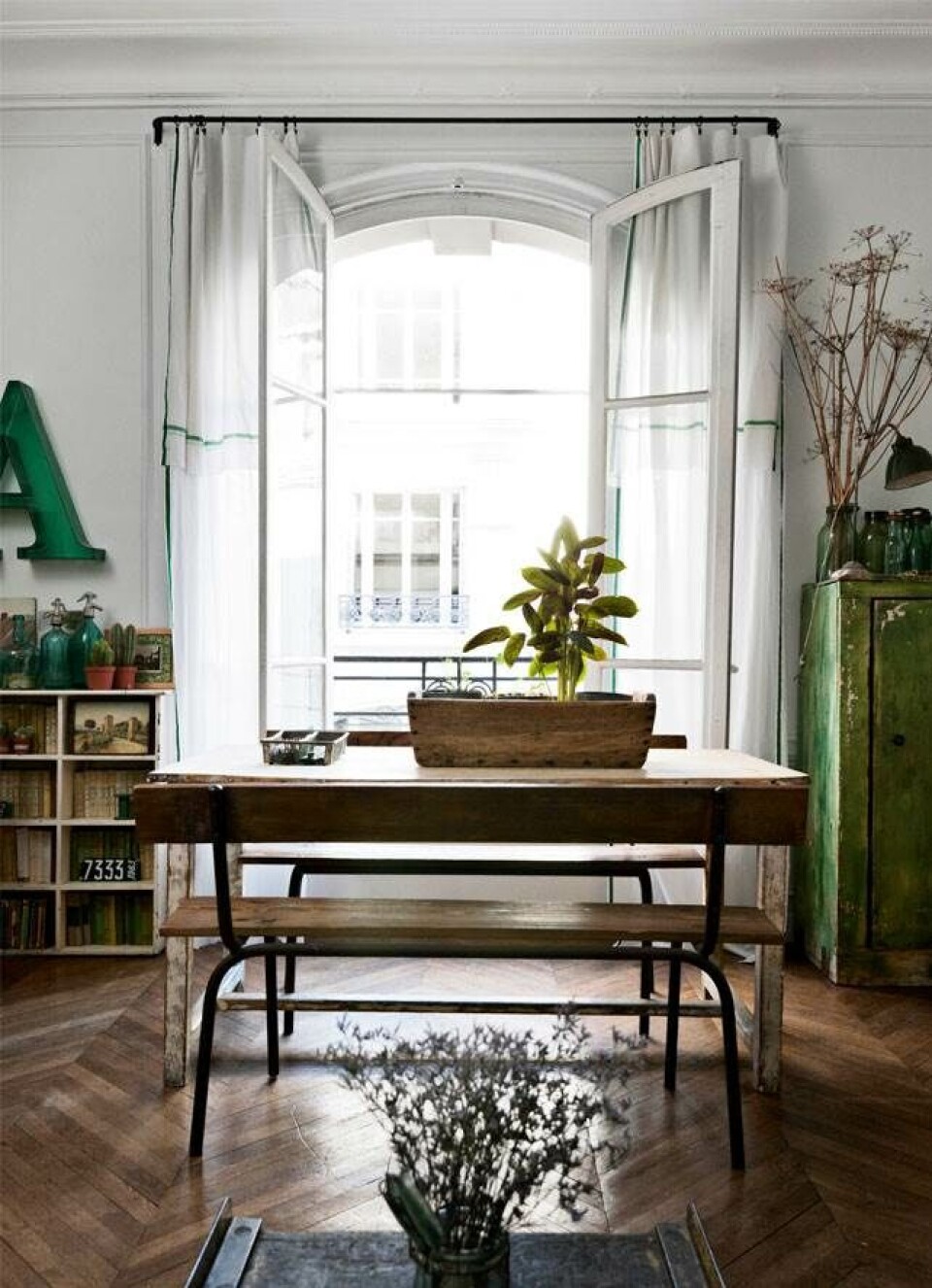 Lejlighed med vintage: Landlig idyl - midt i Paris