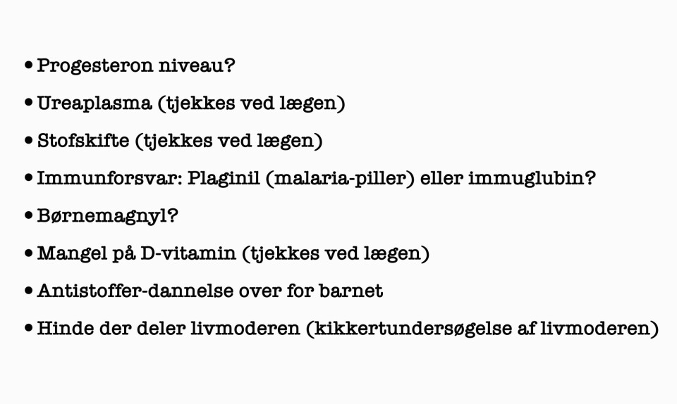 Ayla fik fire spontane aborter – så hørte hun om en bakterie, der måske kunne være årsagen