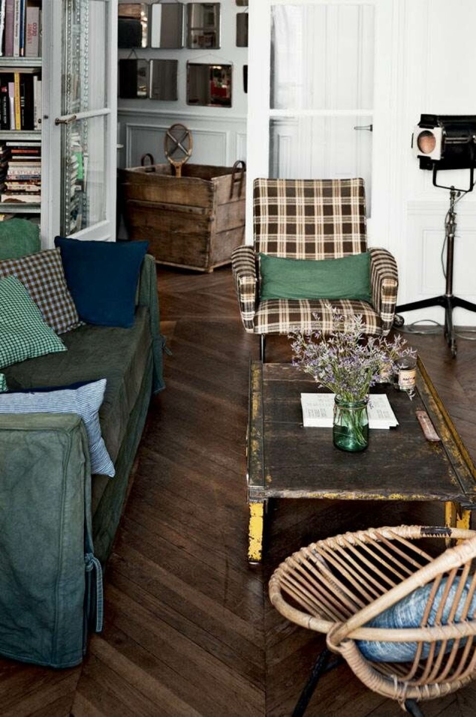 Lejlighed med vintage: Landlig idyl - midt i Paris
