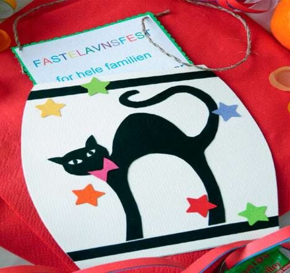 DIY: Festligt papirklip til fastelavn