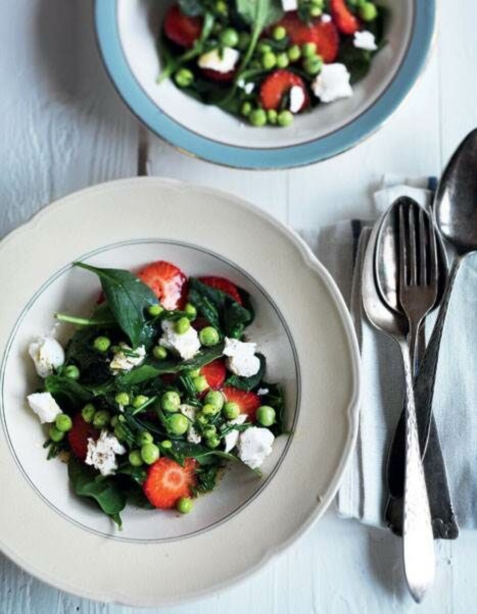 Sommerlig spinatsalat