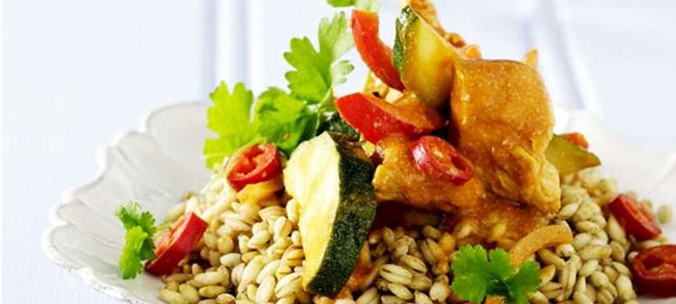 Hot kylling med lynstegt grønt