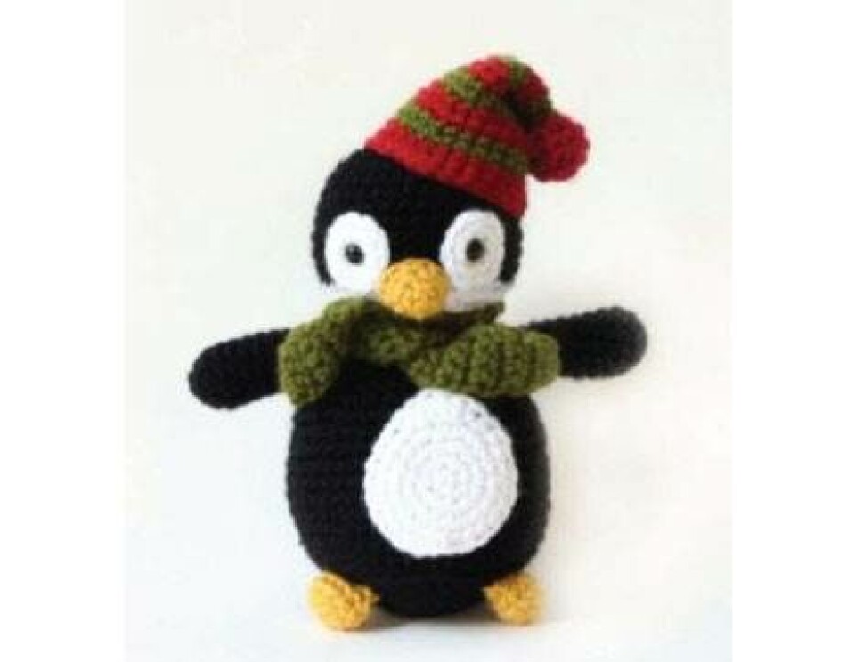 Hæklet pingvin