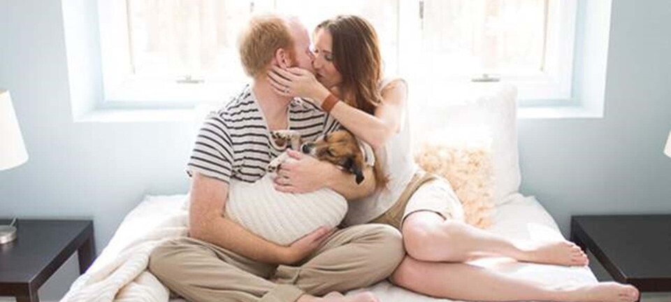 Hund fotograferet som baby er blevet et viralt hit