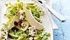 Pæresalat opskrift med blåskimmelost og brøndkarse