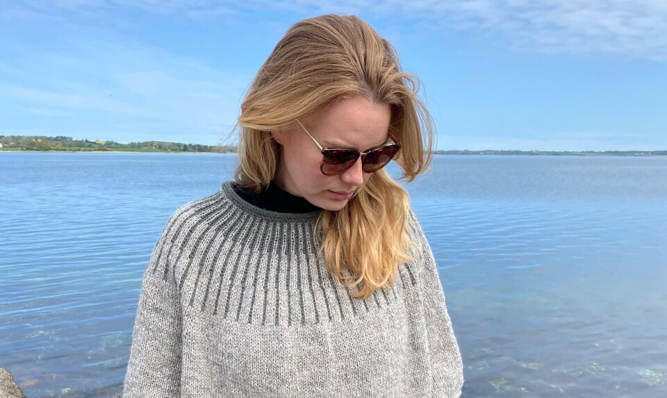 okapi poncho stine radicke knitwear