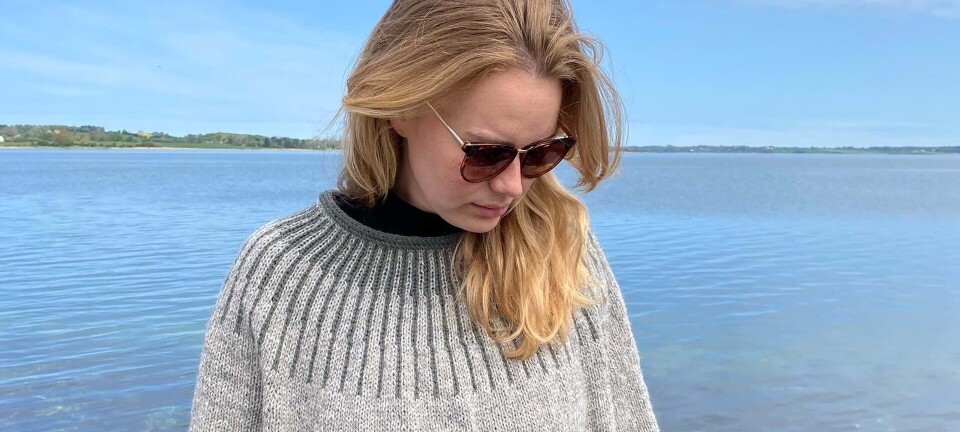 Strik selv: Den smarte Okapi Poncho fra Stine Radicke Knitwear Design