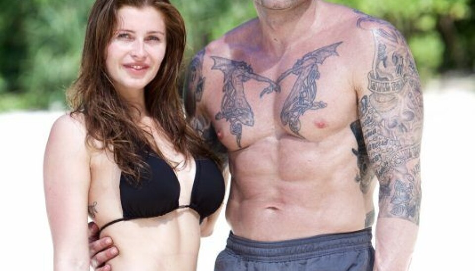 Parret medvirker i den kommende sæson af 'Robinson Ekspeditionen'. (Foto: TV3)