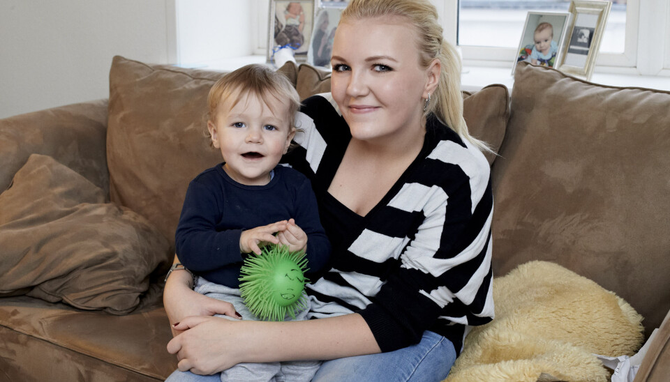 Victoria med sønnen Noah. (Foto: SBS/Krestine Havemann)