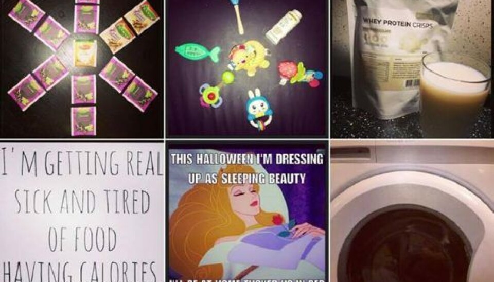 Det er billeder som disse, der senest resulterede i, at Melissa måtte tage en ufrivillig pause fra Facebook. (Foto: Privat)